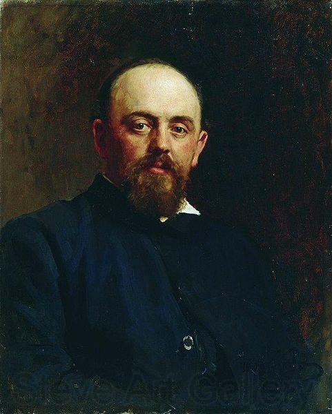 Ilya Repin Portrait of railroad tycoon and patron of the arts Savva Ivanovich Mamontov.